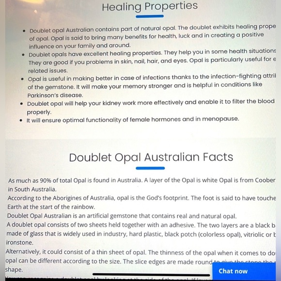 Australian triplet opal necklace artistan in India - Picture 5 of 5